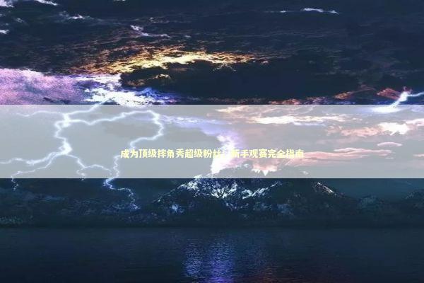 成为顶级摔角秀超级粉丝:新手观赛完全指南 成为顶级摔角秀超级粉丝:新手观赛完全指南 娱乐新闻