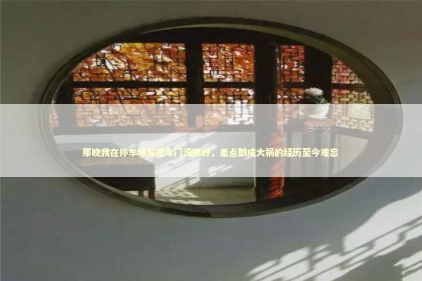 那晚我在停车场发现车门没锁好，差点酿成大祸的经历至今难忘