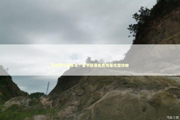 老球迷私藏多年：意甲联赛免费观看完整攻略